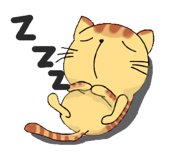 Lovely Lazy Cat sticker #2324655