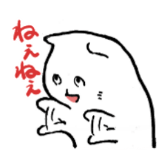 The cat which is astoop.