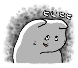 The cat which is astoop. sticker #2324744