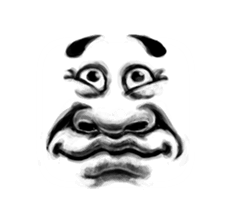 Face man sticker #2325097