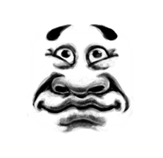 Face man sticker #2325097