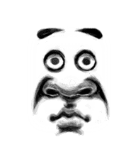 Face man sticker #2325099