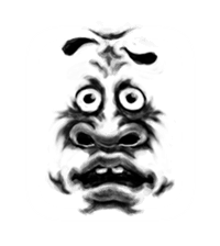 Face man sticker #2325102