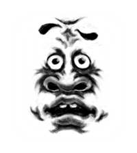 Face man sticker #2325102