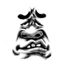 Face man sticker #2325103