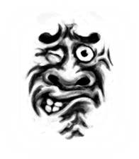 Face man sticker #2325104