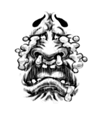 Face man sticker #2325107