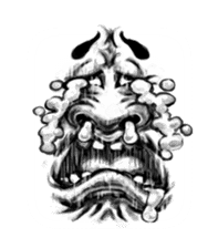 Face man sticker #2325107