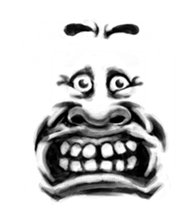 Face man sticker #2325110