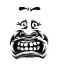 Face man sticker #2325110