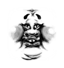 Face man sticker #2325113