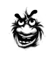 Face man sticker #2325114