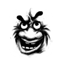 Face man sticker #2325114