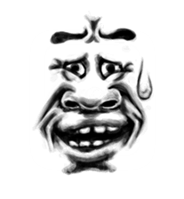 Face man sticker #2325116