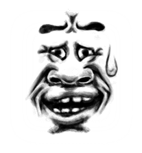 Face man sticker #2325116