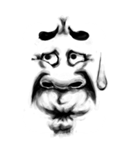 Face man sticker #2325117