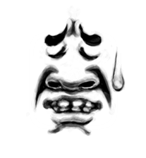 Face man sticker #2325119