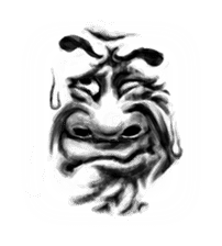 Face man sticker #2325120