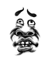 Face man sticker #2325121