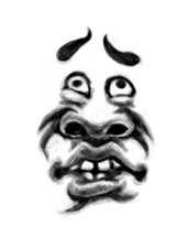 Face man sticker #2325121