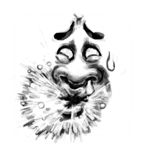 Face man sticker #2325122