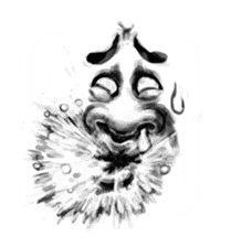 Face man sticker #2325122