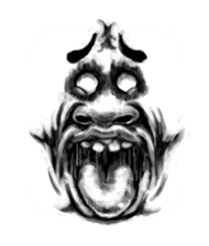 Face man sticker #2325124