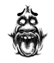 Face man sticker #2325124