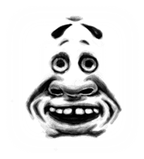 Face man sticker #2325127