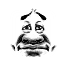 Face man sticker #2325129