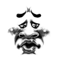 Face man sticker #2325132