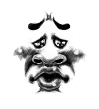 Face man sticker #2325132