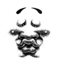 Face man sticker #2325133