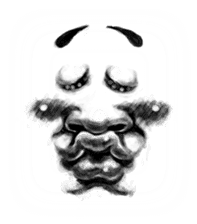 Face man sticker #2325133