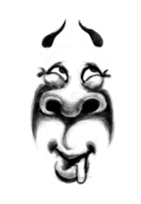 Face man sticker #2325134