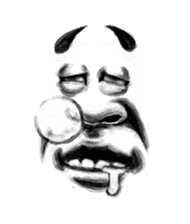 Face man sticker #2325135