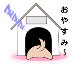 Red cheeks of dog sticker #2325218