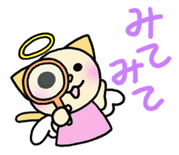 Angel cat sticker sticker #2325948