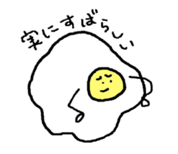 Daily life of the fried eggs sticker #2326772