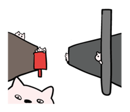 Cats stare sticker #2326820