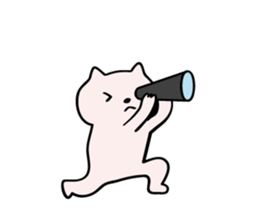 Cats stare sticker #2326848