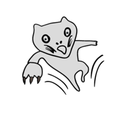 Cats stare sticker #2326849