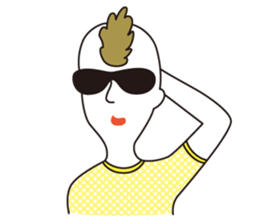 cheerful people sticker #2327634