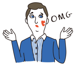 cheerful people sticker #2327635