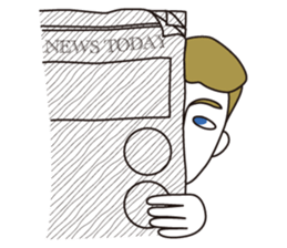 cheerful people sticker #2327652