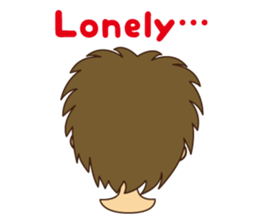 Emotions of glasses boy sticker #2327731