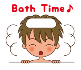 Emotions of glasses boy sticker #2327733