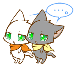Twin kittens Zucku&Pocke [No,2] sticker #2327884