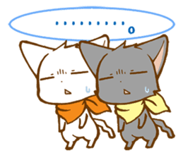 Twin kittens Zucku&Pocke [No,2] sticker #2327886