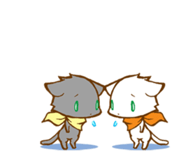 Twin kittens Zucku&Pocke [No,2] sticker #2327894